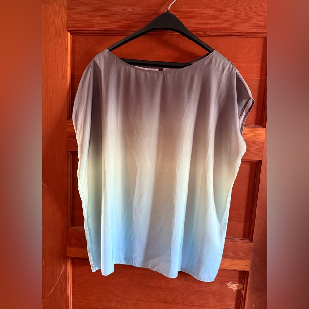 NYDJ Light Blue Blouse